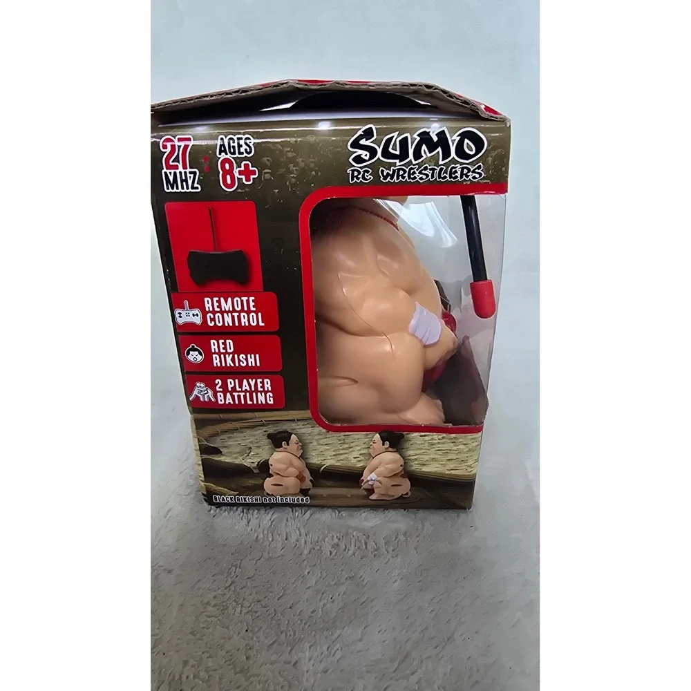 XB Sumo RC Wrestlers Red Rikishi Remote Control Toy ET-0025-RED with Sumo Stage